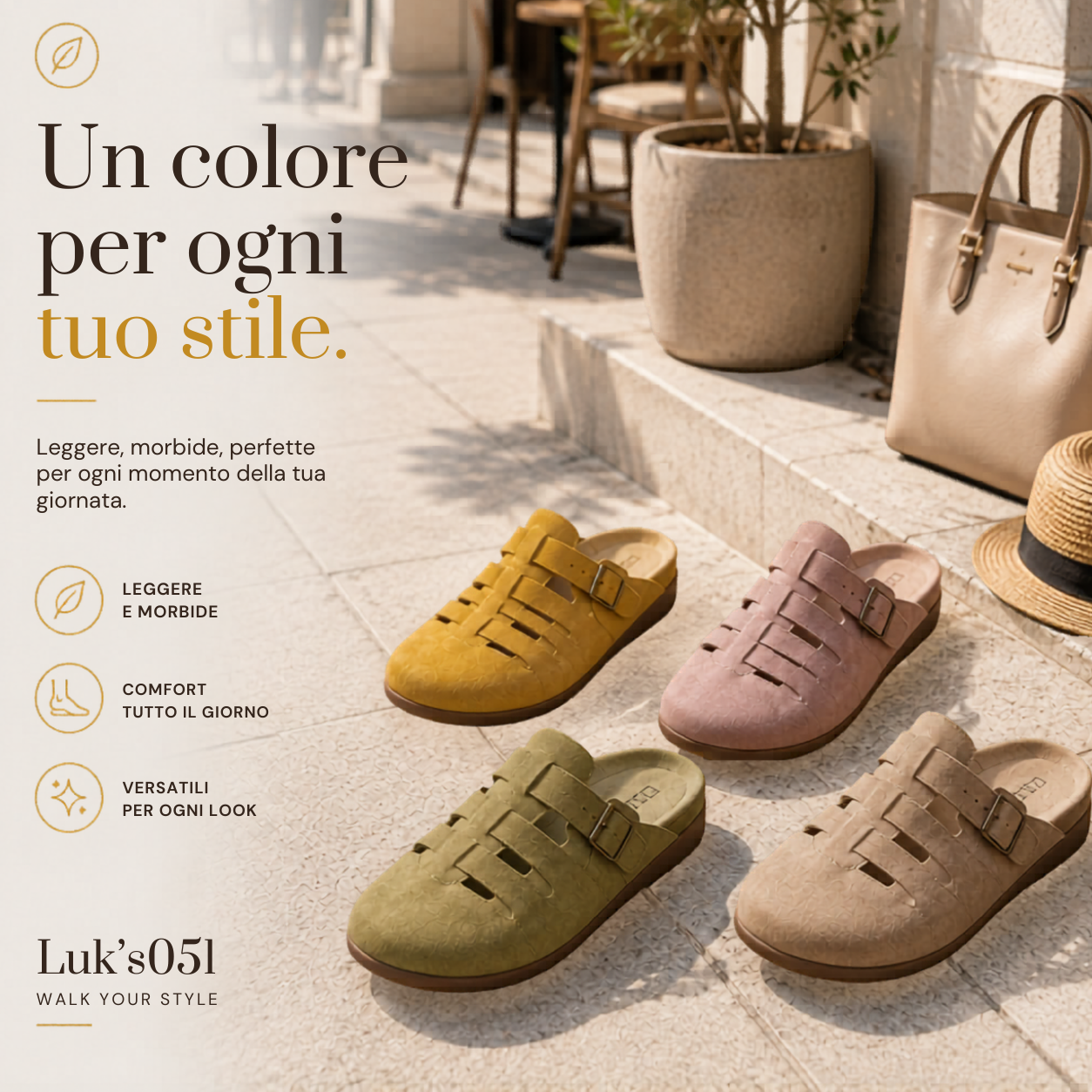 Sandali Sabot Donna Comodi e Leggeri – Luk’s051