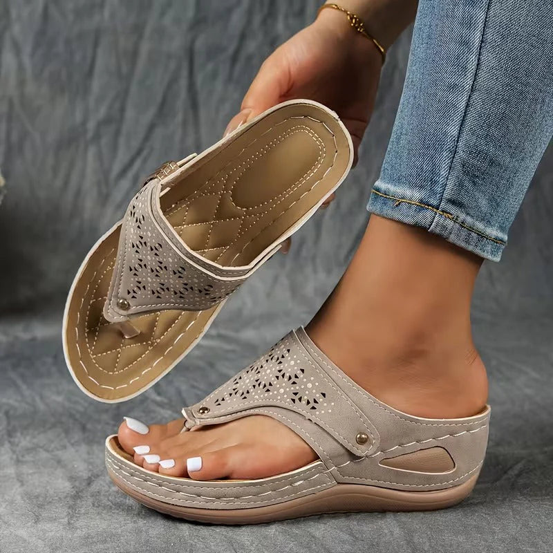 Sandali con zeppa comodi e di supporto – Comfort Tutto il Giorno