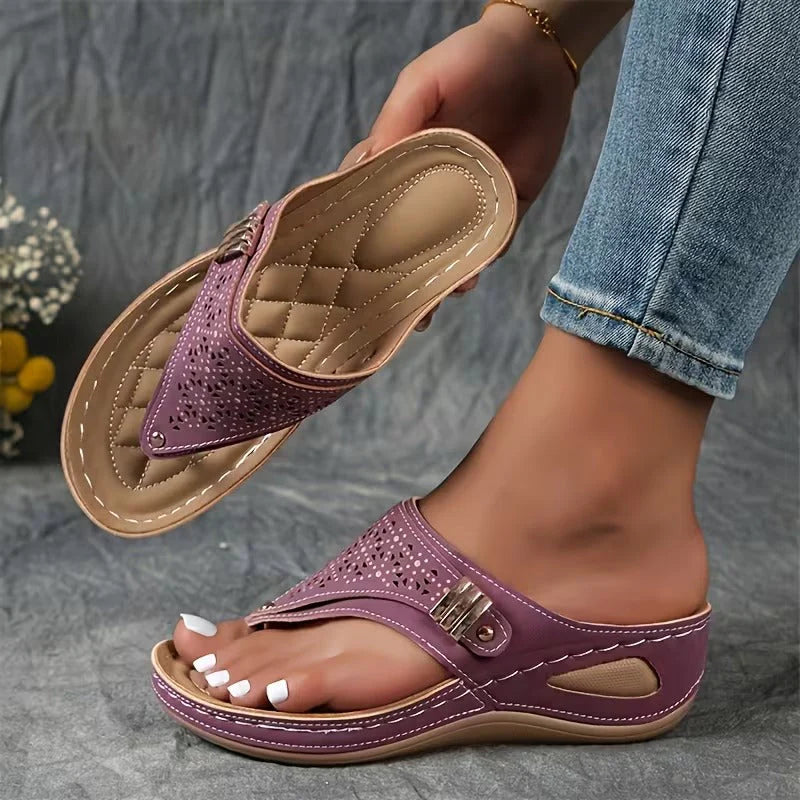 Sandali con zeppa comodi e di supporto – Comfort Tutto il Giorno