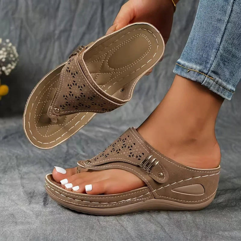 Sandali con zeppa comodi e di supporto – Comfort Tutto il Giorno