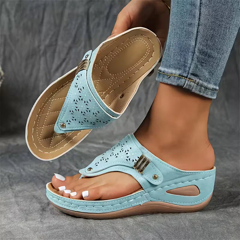 Sandali con zeppa comodi e di supporto – Comfort Tutto il Giorno